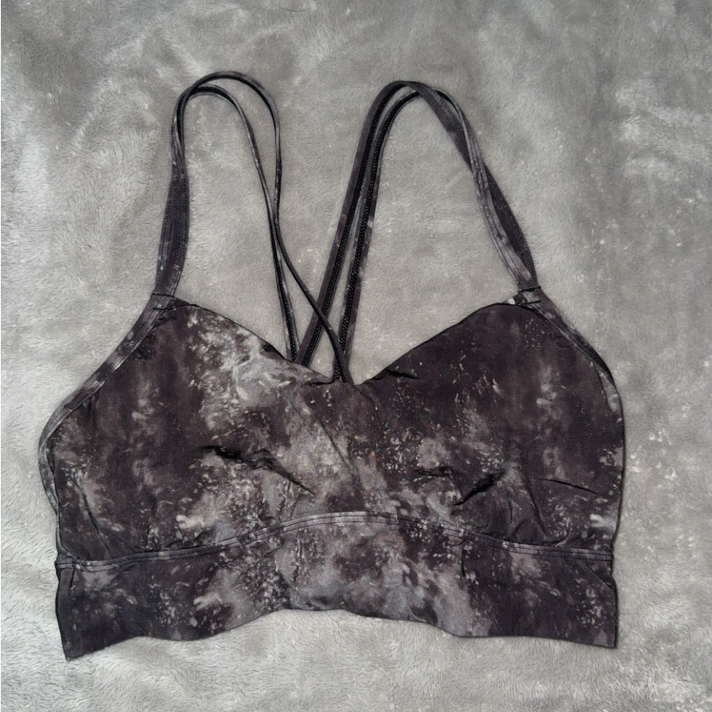 Target Black Tie-Dye Sports Bra